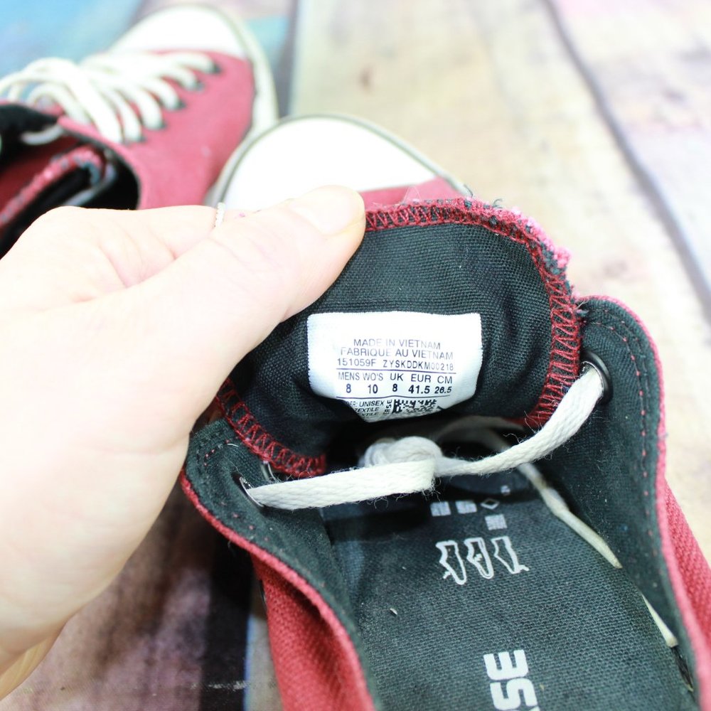 CONVERSE Chuck Taylor Low Top Sneakers Size 10 - Picture 9 of 9